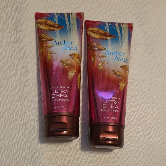 Bath & Body Works Amber Blush Ultra Shea Body Cream - Pink an - Picture 1 of 3
